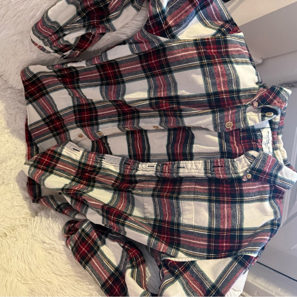 Plaid Button-Up Flannel